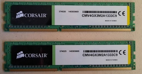 Corsair 4gb ddr3 - corsair,